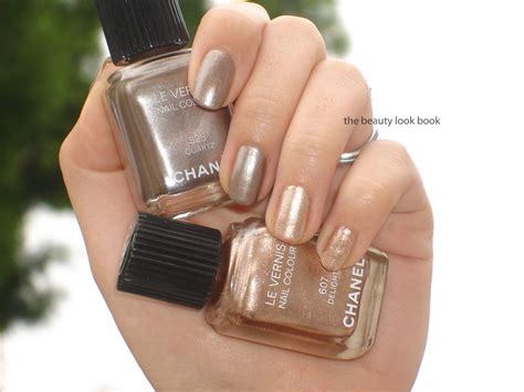 chanel nail polish 525 quartz|Chanel Delight 607 vs. Quartz 525 .